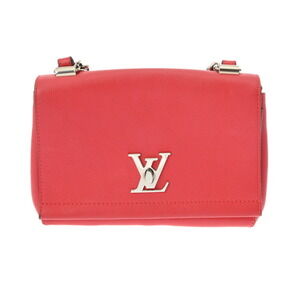 Louis Vuitton Lockme Poppy Calfskin Shoulder Bag